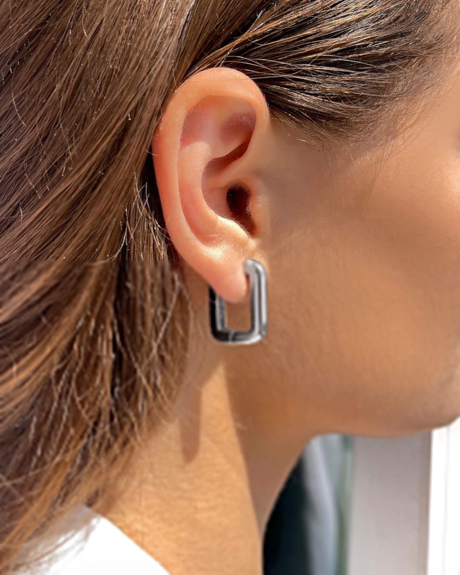 Срібні сережки Бездоганність - Зображення 2