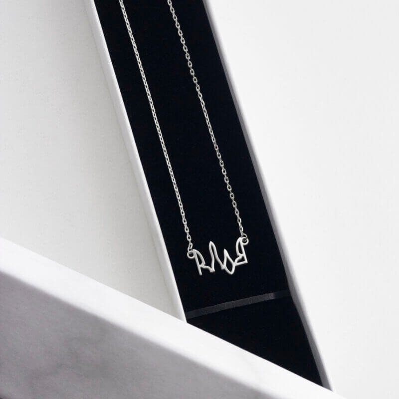 Срібне кольє Воля