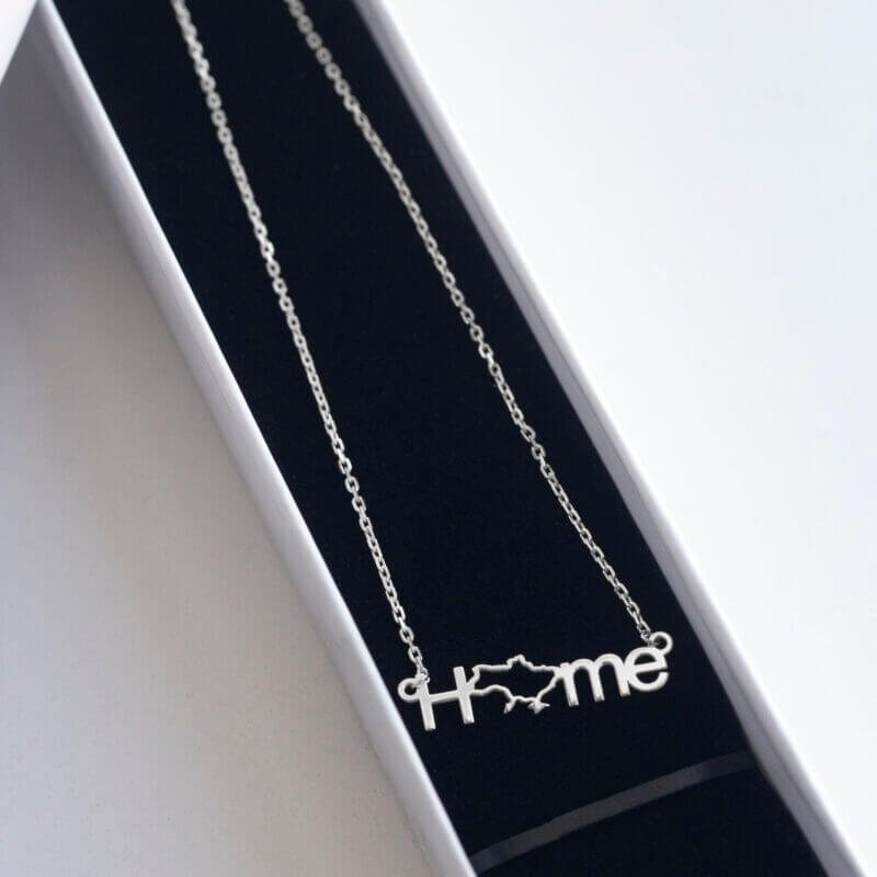 Срібне кольє Хом