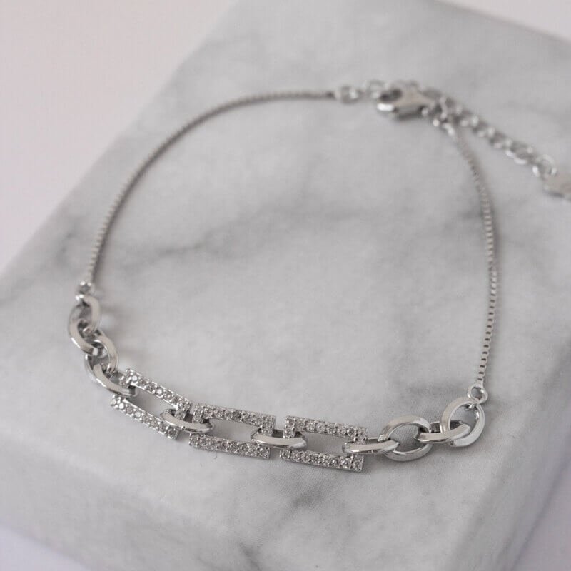 Срібний браслет Ланцюг