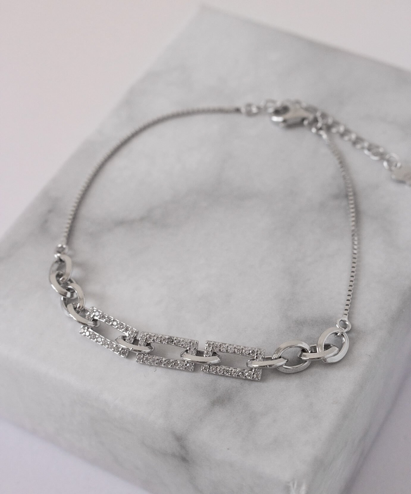 Срібний браслет Ланцюг