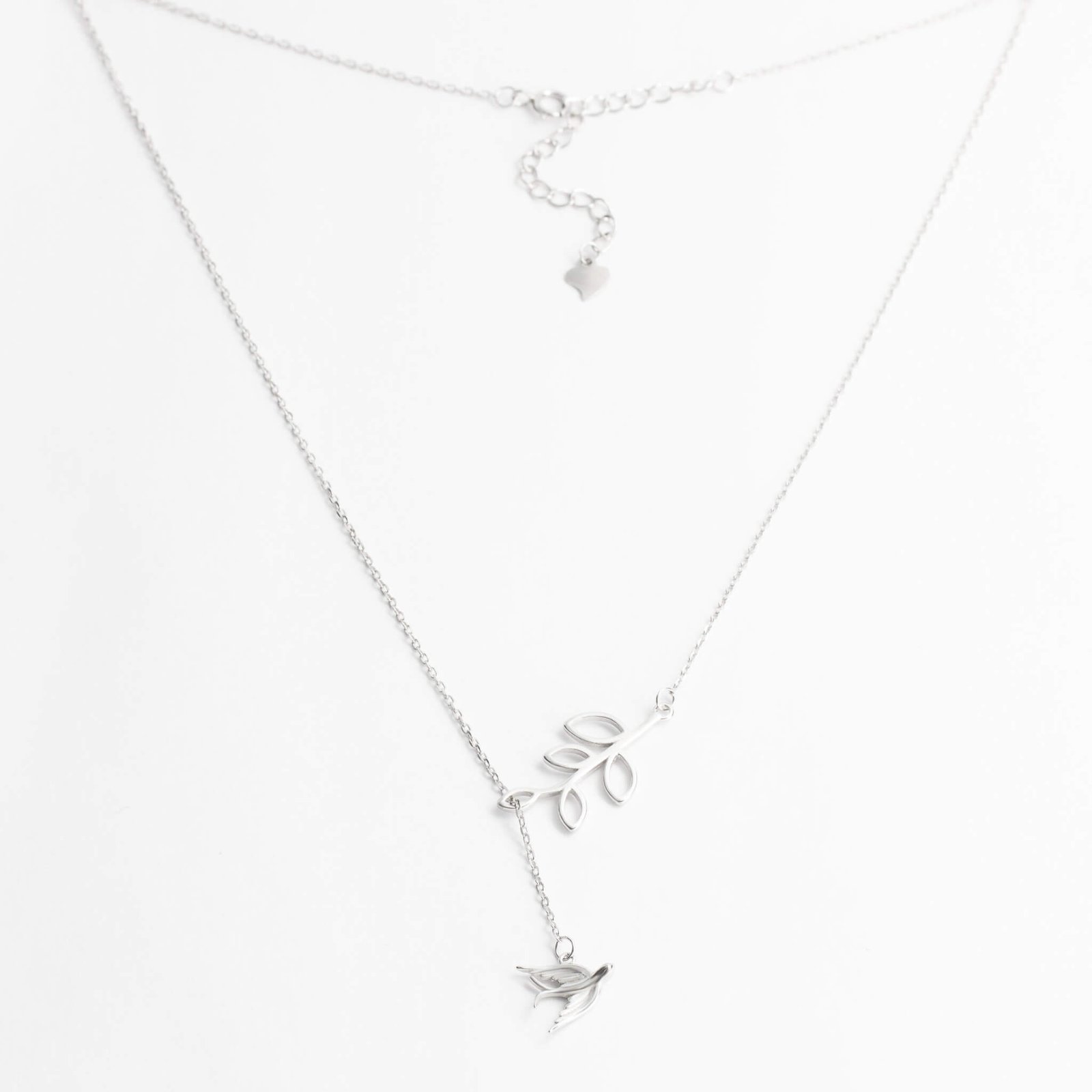 Срібне кольє Ластівка