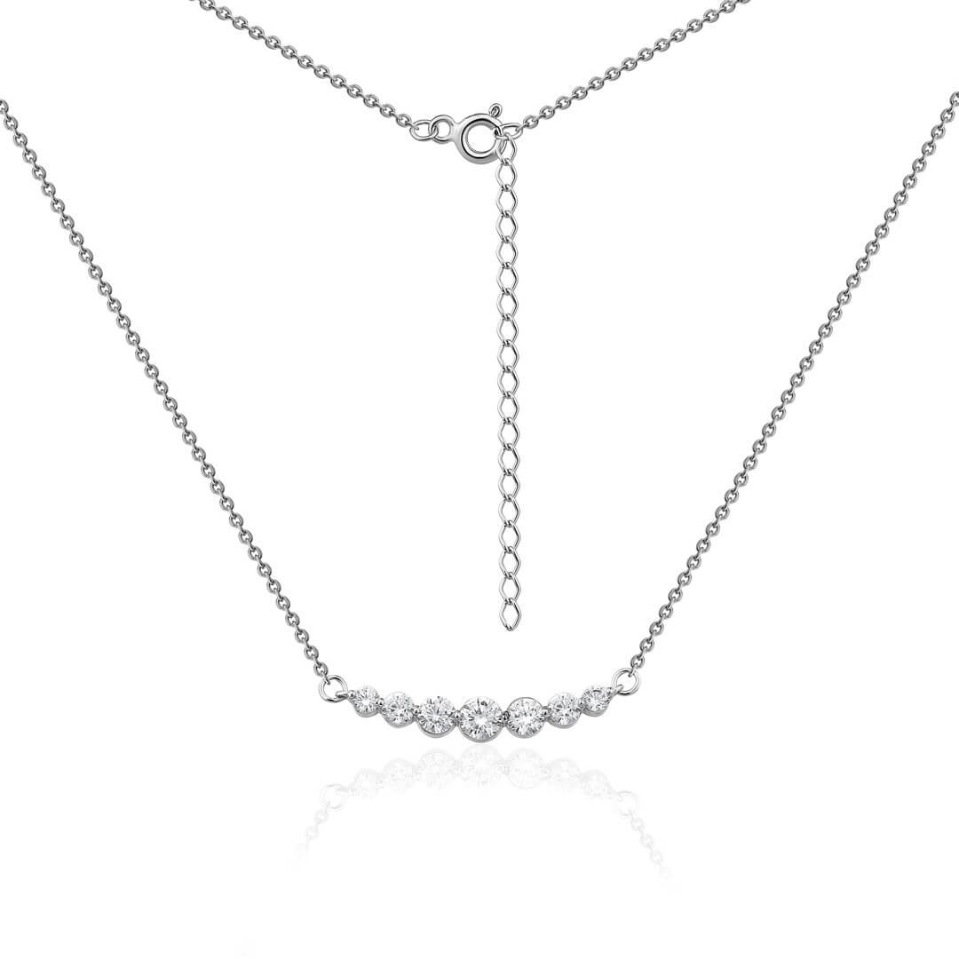 Срібне кольє