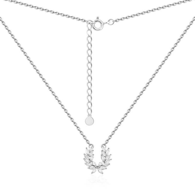 Срібне кольє Дафна