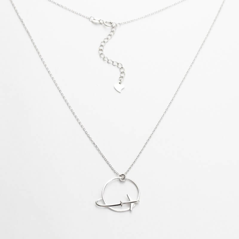 Срібне кольє