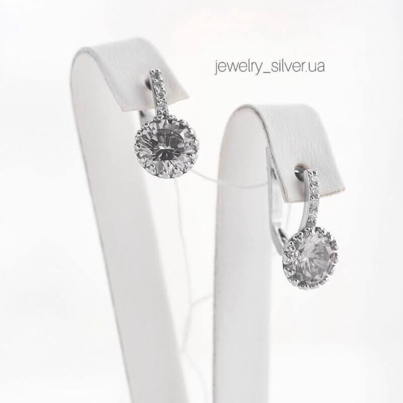 Срібні сережки