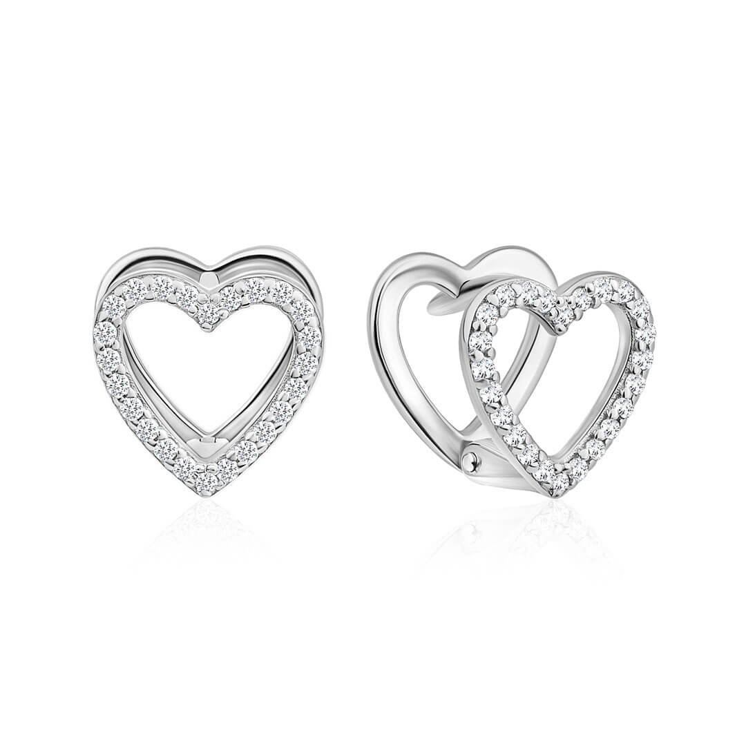 Срібні сережки Серцебиття