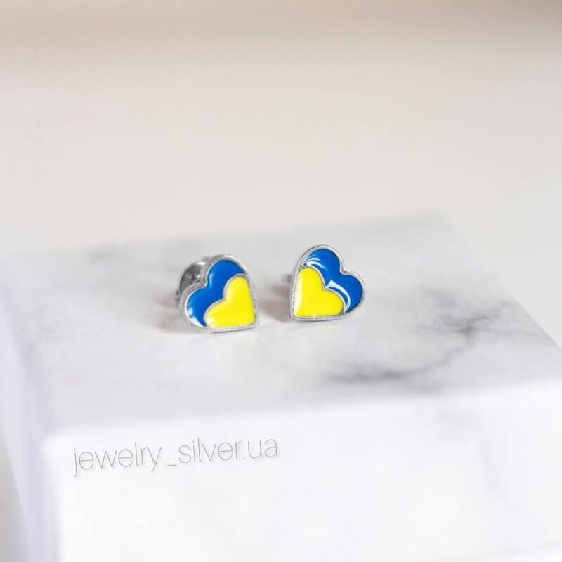 Срібні сережки з національними мотивами