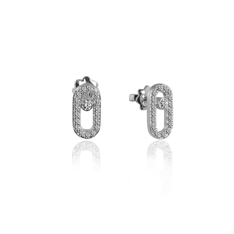 Срібні сережки в стилі мессіка