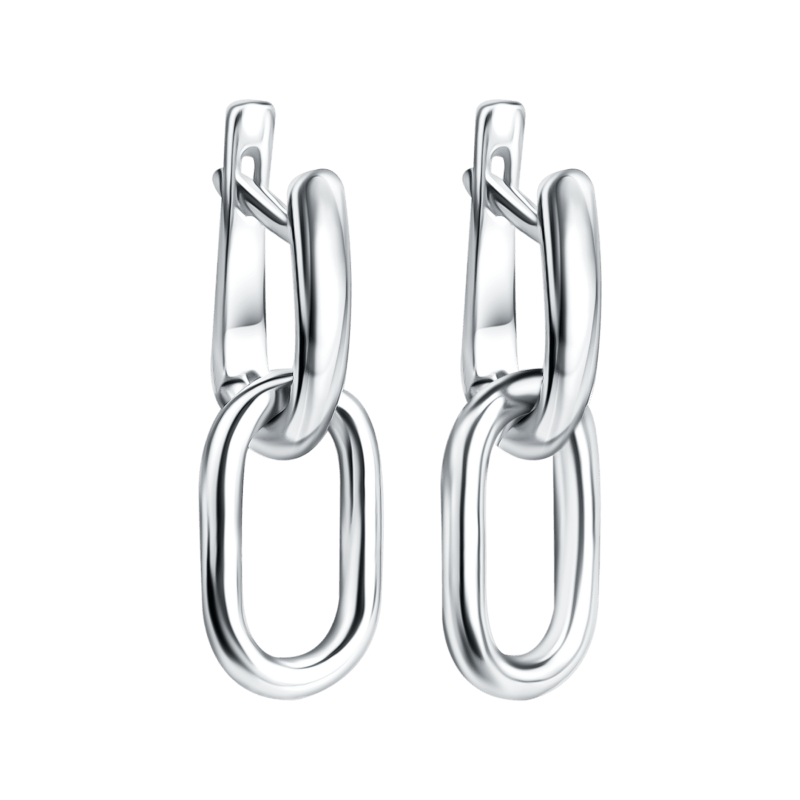 Срібні сережки