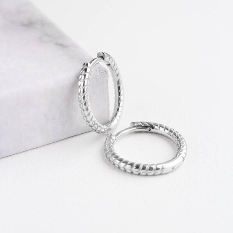 Срібні сережки