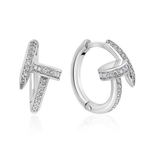 Срібні сережки Цвях