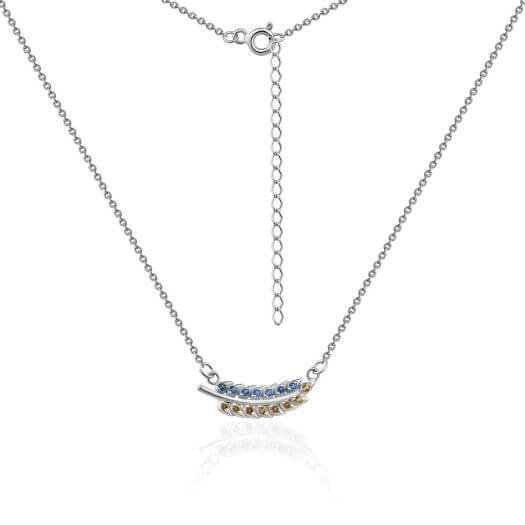 Срібне кольє Колоски