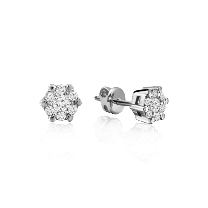 Срібні сережки пусети