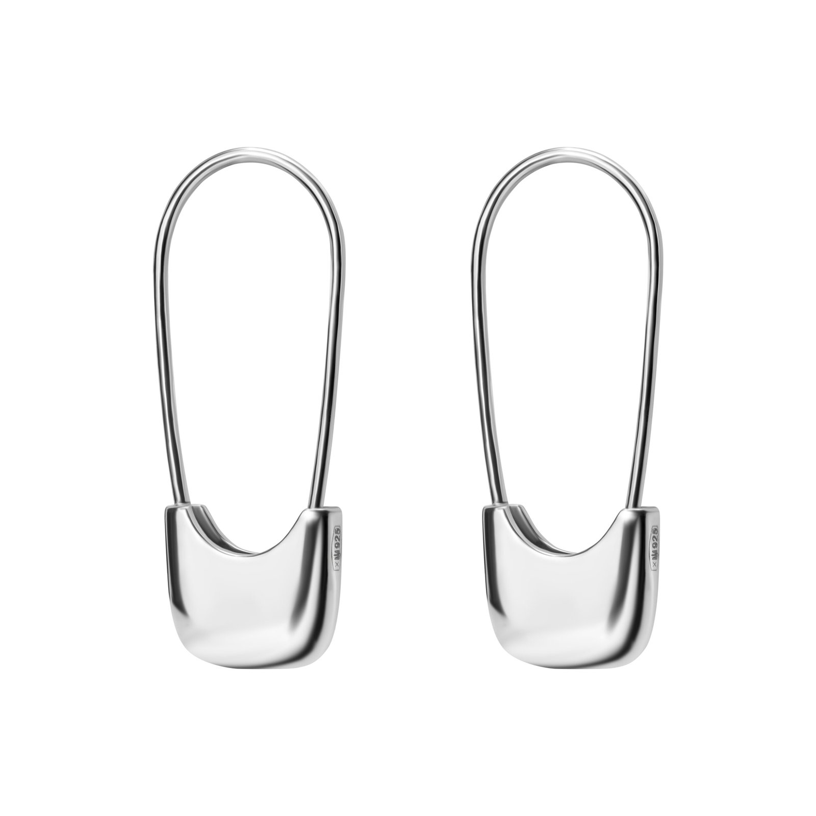 Срібні сережки Шпильки