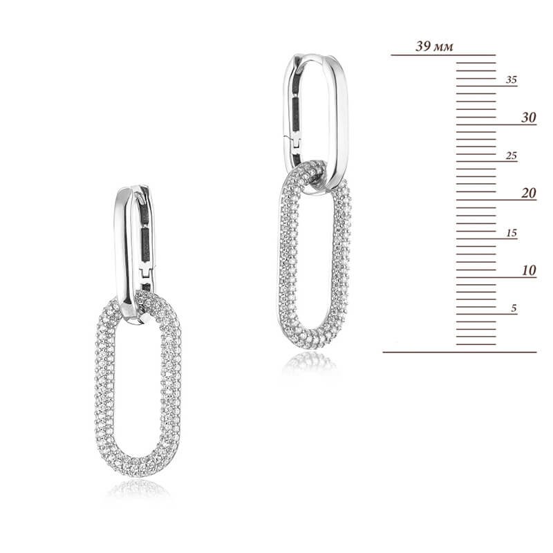 Срібні сережки Лілея - Зображення 3