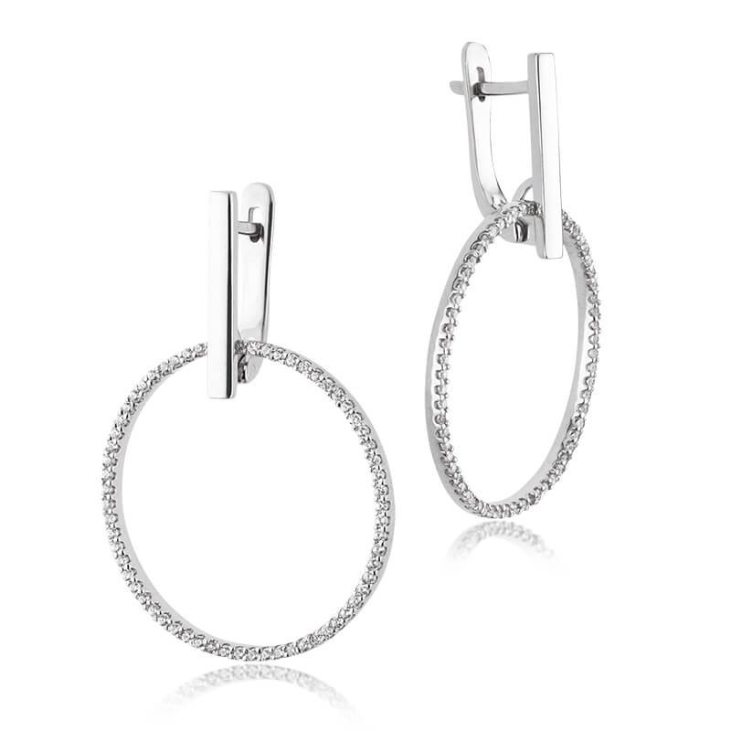 Срібні сережки Гармонія