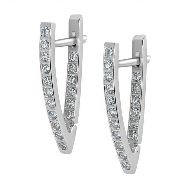 Срібні сережки